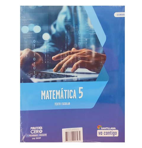 PSS-MATEMATICA 5 SEC - SANTILLANA VA CONTIGO (TEXTO+LA)